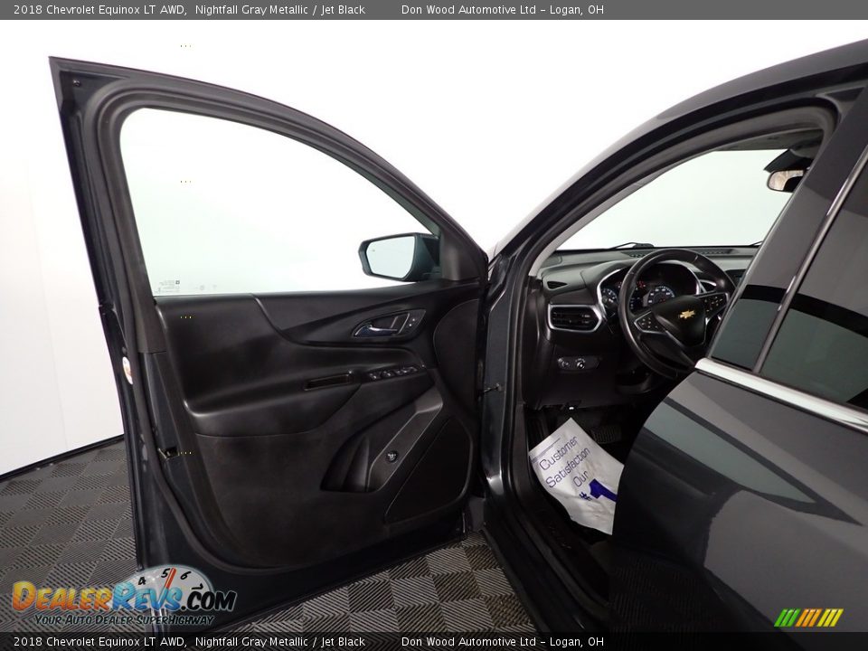 2018 Chevrolet Equinox LT AWD Nightfall Gray Metallic / Jet Black Photo #13
