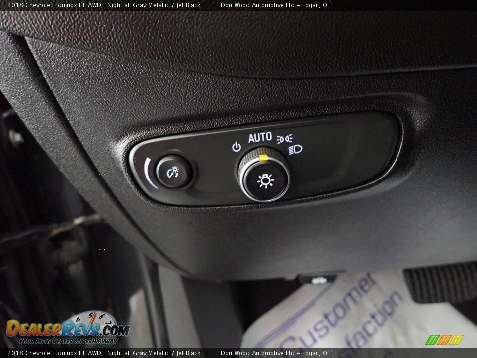 2018 Chevrolet Equinox LT AWD Nightfall Gray Metallic / Jet Black Photo #17