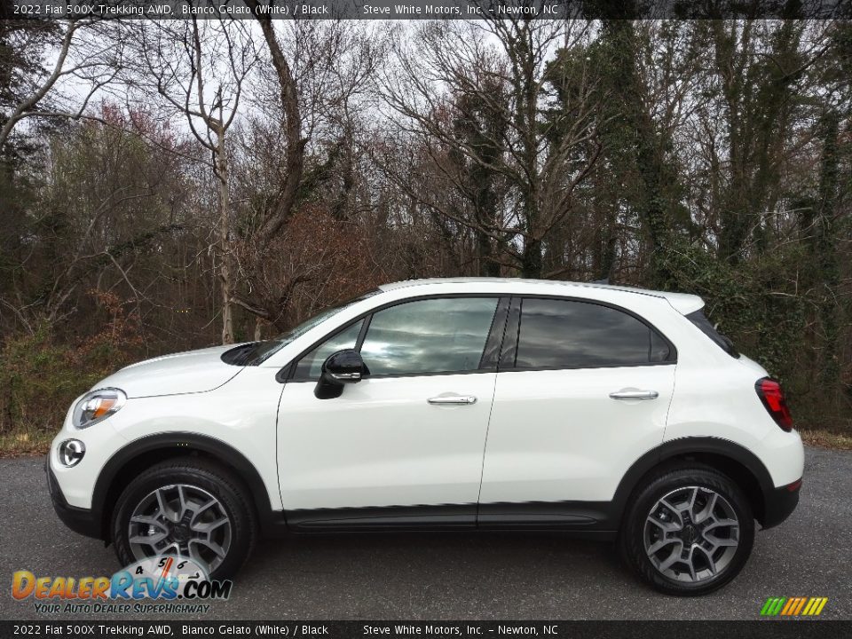 Bianco Gelato (White) 2022 Fiat 500X Trekking AWD Photo #1