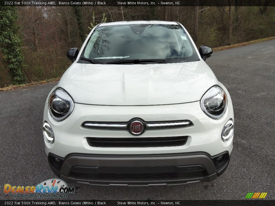 2022 Fiat 500X Trekking AWD Bianco Gelato (White) / Black Photo #3