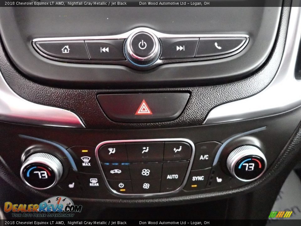 2018 Chevrolet Equinox LT AWD Nightfall Gray Metallic / Jet Black Photo #22