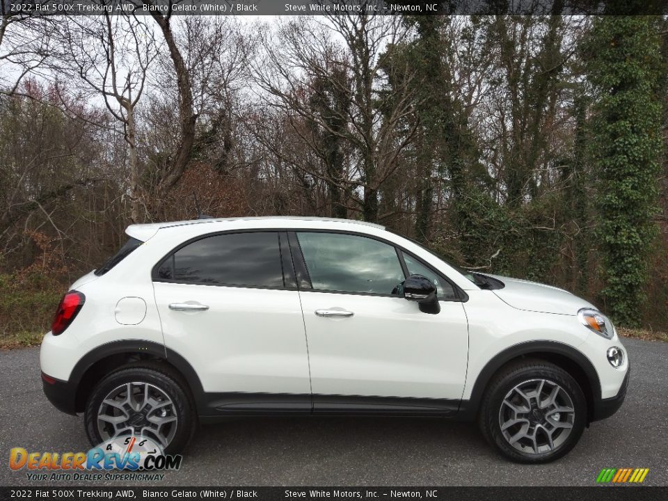 Bianco Gelato (White) 2022 Fiat 500X Trekking AWD Photo #4