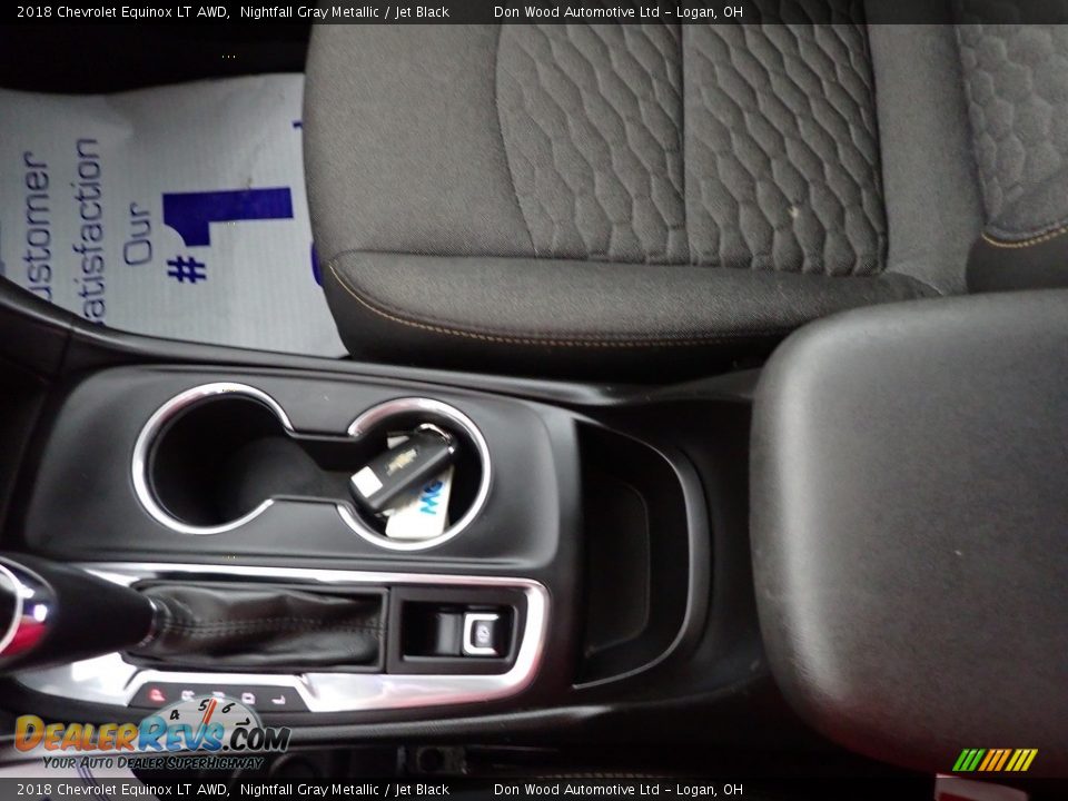 2018 Chevrolet Equinox LT AWD Nightfall Gray Metallic / Jet Black Photo #24
