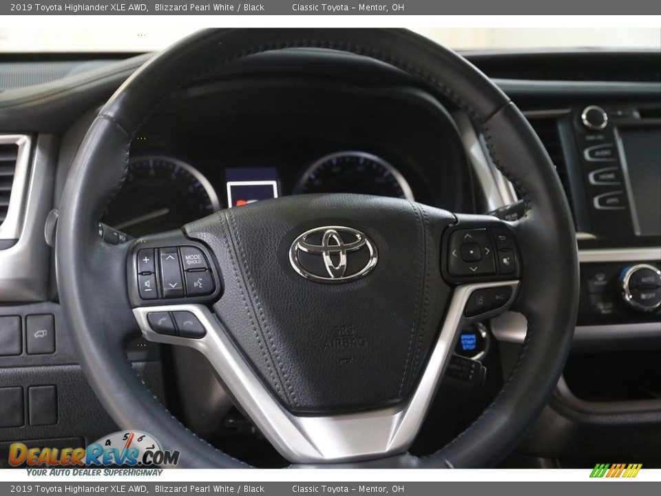 2019 Toyota Highlander XLE AWD Blizzard Pearl White / Black Photo #7