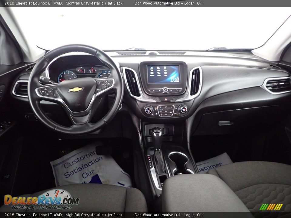 2018 Chevrolet Equinox LT AWD Nightfall Gray Metallic / Jet Black Photo #28
