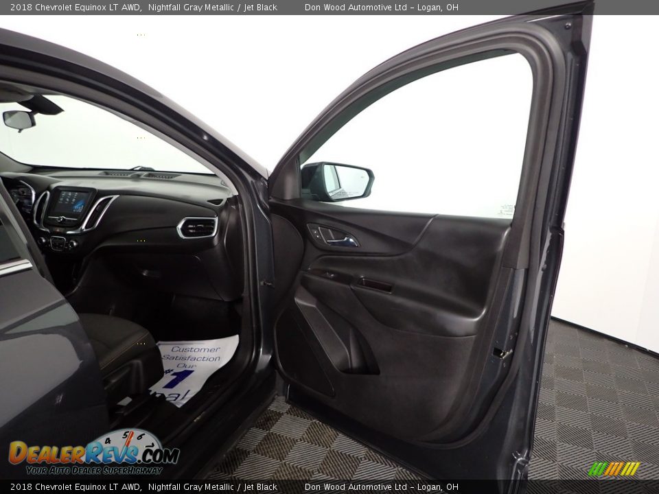 2018 Chevrolet Equinox LT AWD Nightfall Gray Metallic / Jet Black Photo #29