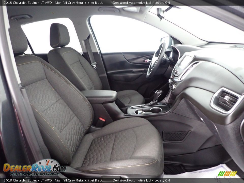 2018 Chevrolet Equinox LT AWD Nightfall Gray Metallic / Jet Black Photo #30