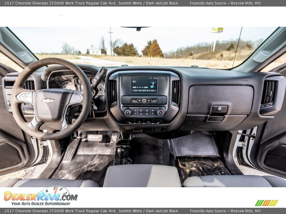 2017 Chevrolet Silverado 2500HD Work Truck Regular Cab 4x4 Summit White / Dark Ash/Jet Black Photo #24