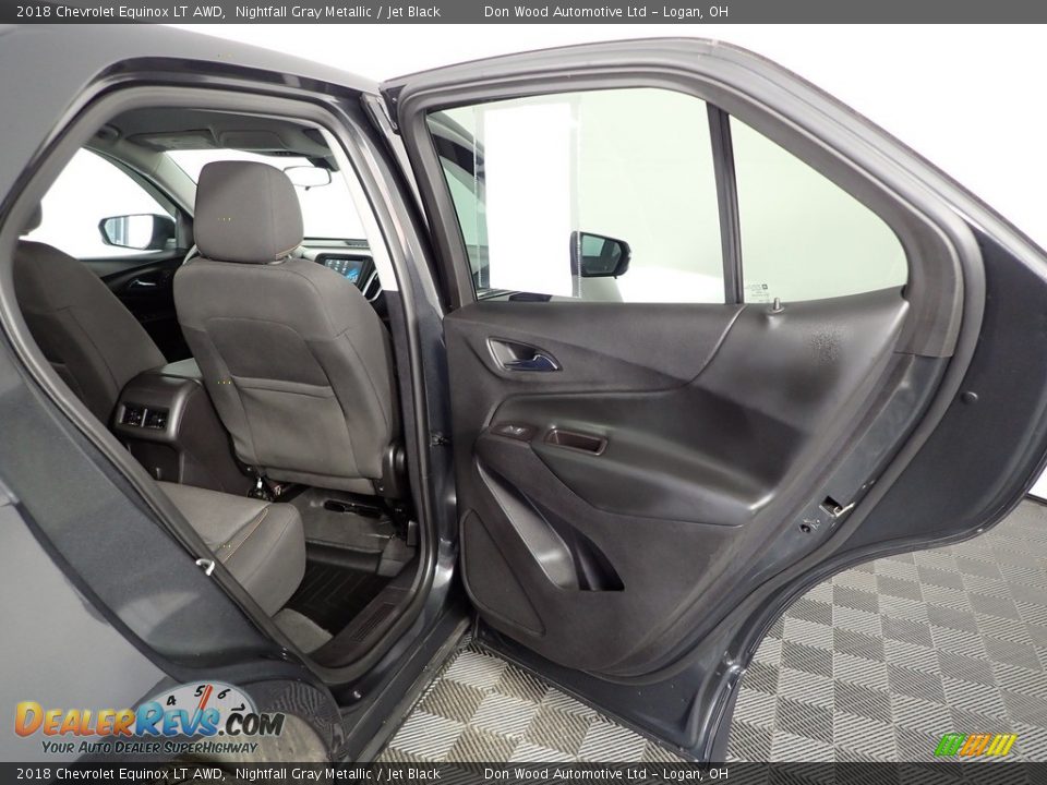 2018 Chevrolet Equinox LT AWD Nightfall Gray Metallic / Jet Black Photo #32