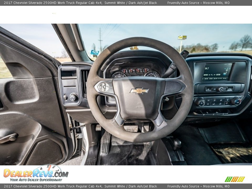 2017 Chevrolet Silverado 2500HD Work Truck Regular Cab 4x4 Summit White / Dark Ash/Jet Black Photo #25