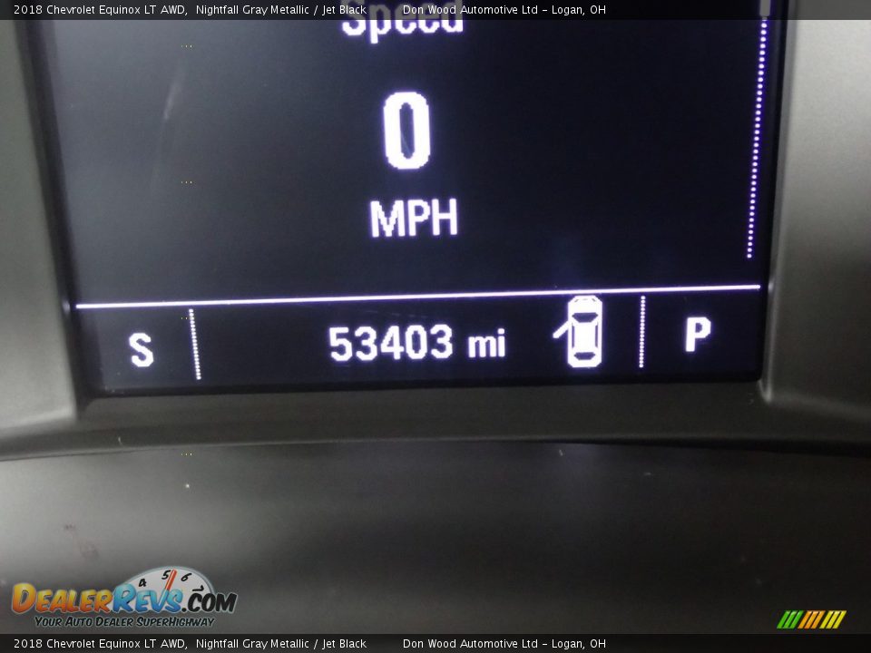 2018 Chevrolet Equinox LT AWD Nightfall Gray Metallic / Jet Black Photo #35