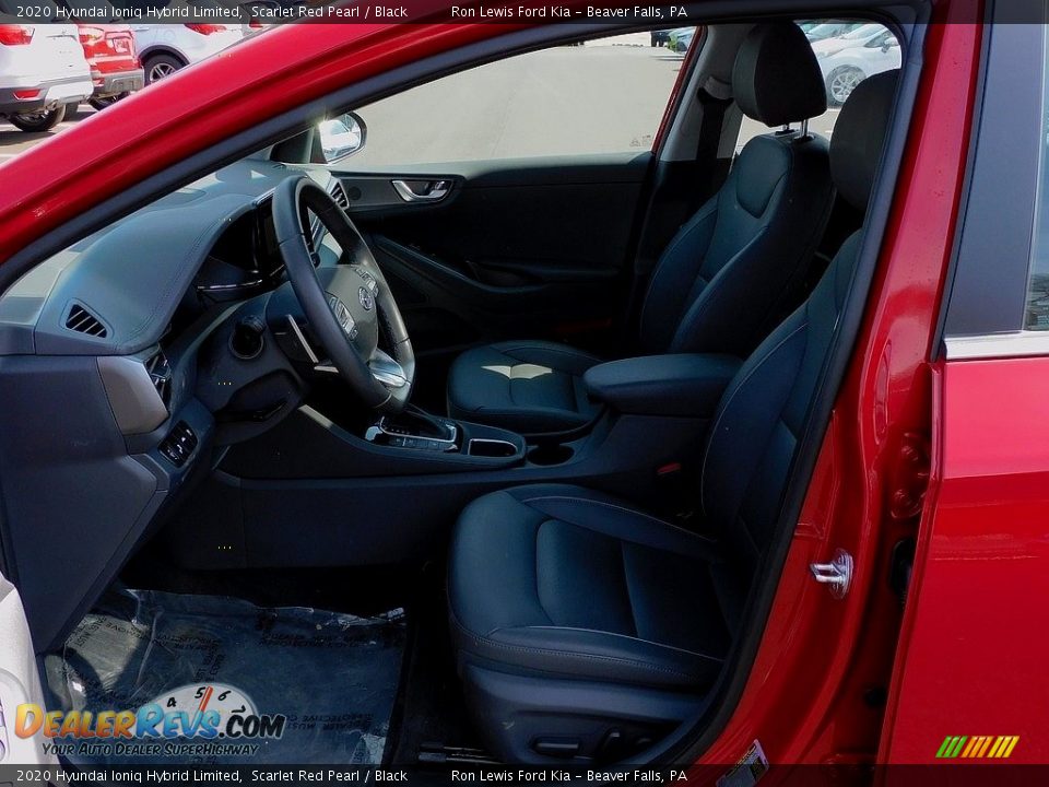 2020 Hyundai Ioniq Hybrid Limited Scarlet Red Pearl / Black Photo #11