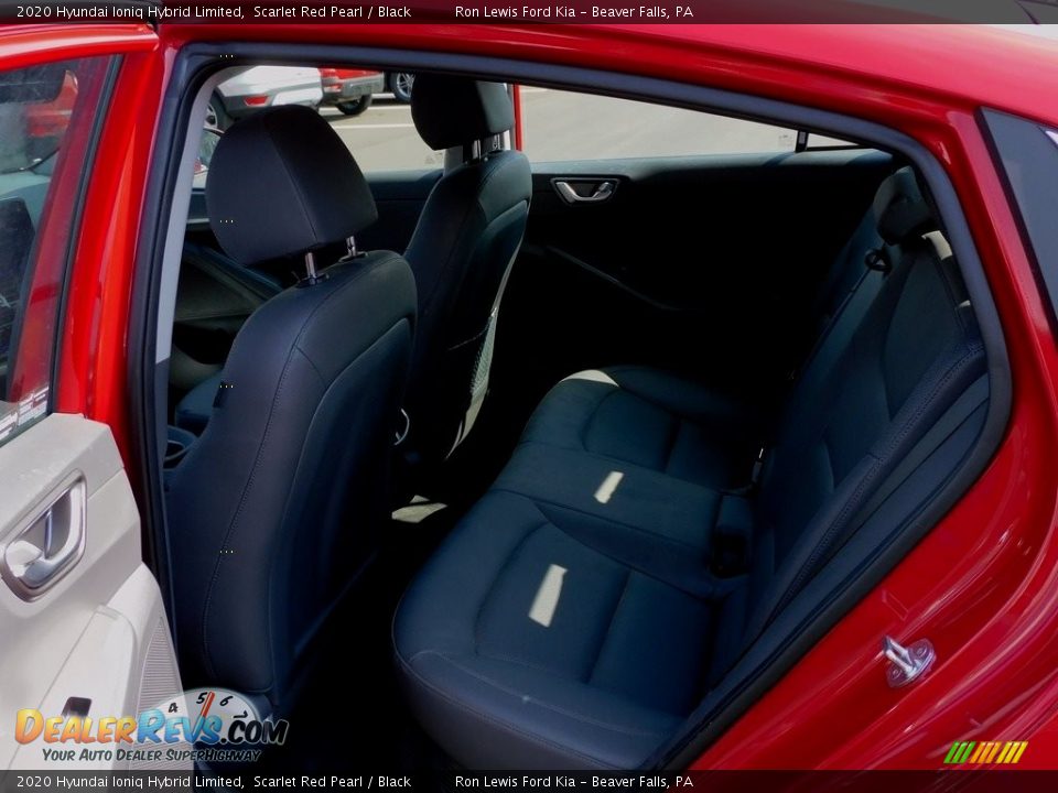 2020 Hyundai Ioniq Hybrid Limited Scarlet Red Pearl / Black Photo #12