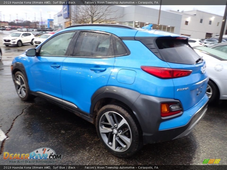 2019 Hyundai Kona Ultimate AWD Surf Blue / Black Photo #2