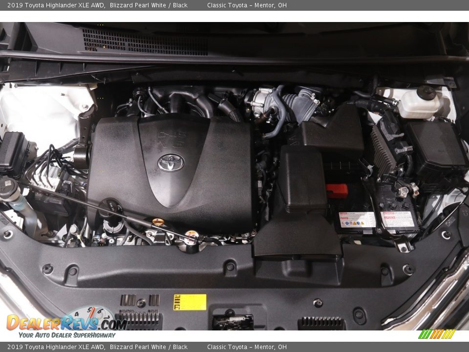 2019 Toyota Highlander XLE AWD Blizzard Pearl White / Black Photo #22
