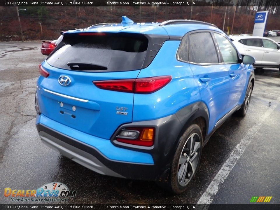 2019 Hyundai Kona Ultimate AWD Surf Blue / Black Photo #4