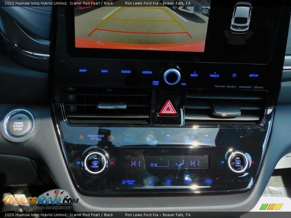 2020 Hyundai Ioniq Hybrid Limited Scarlet Red Pearl / Black Photo #18