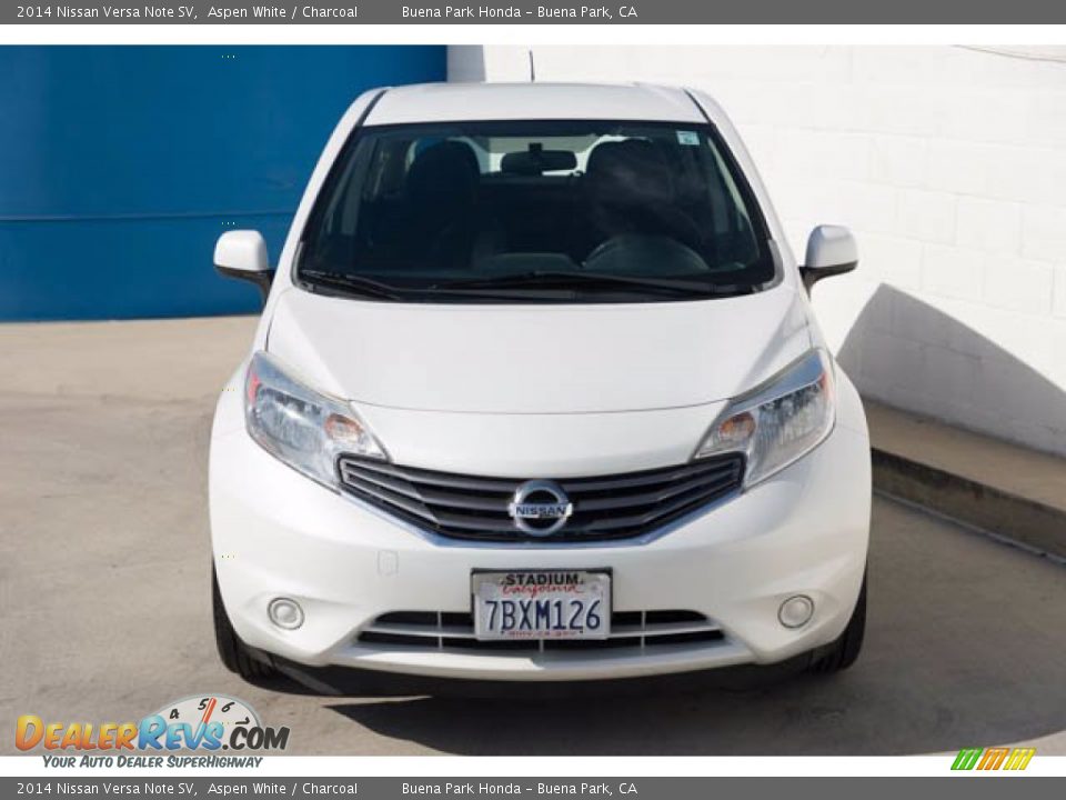 2014 Nissan Versa Note SV Aspen White / Charcoal Photo #7