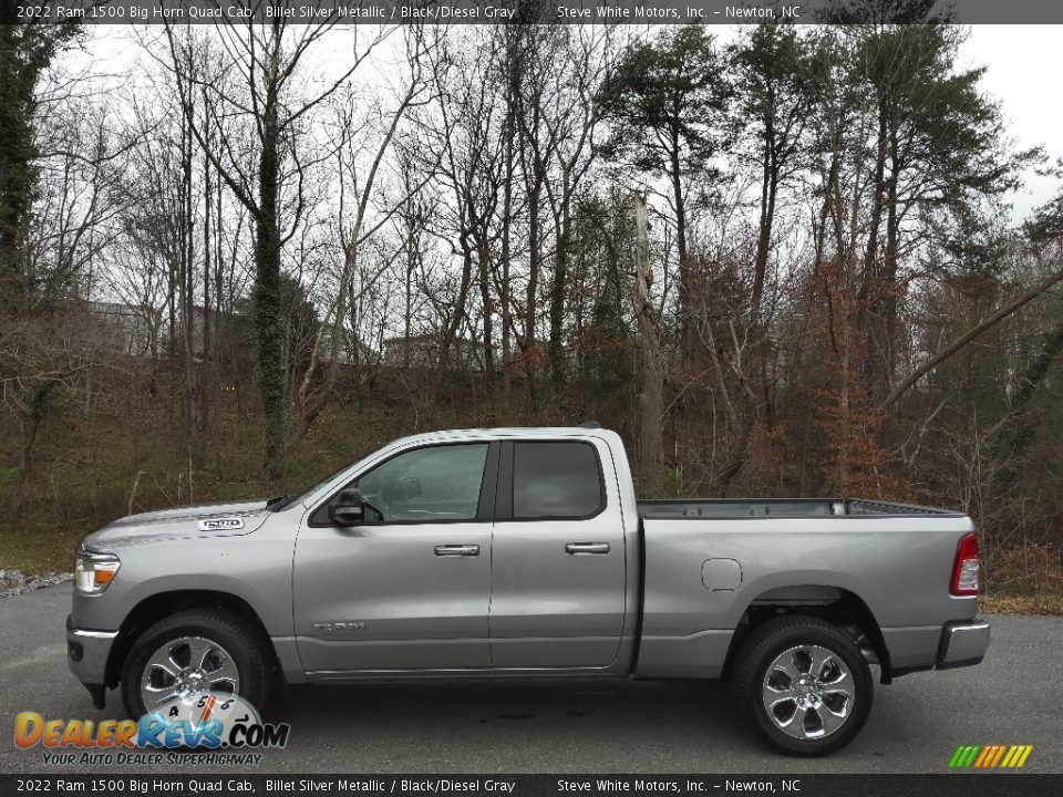 Billet Silver Metallic 2022 Ram 1500 Big Horn Quad Cab Photo #1