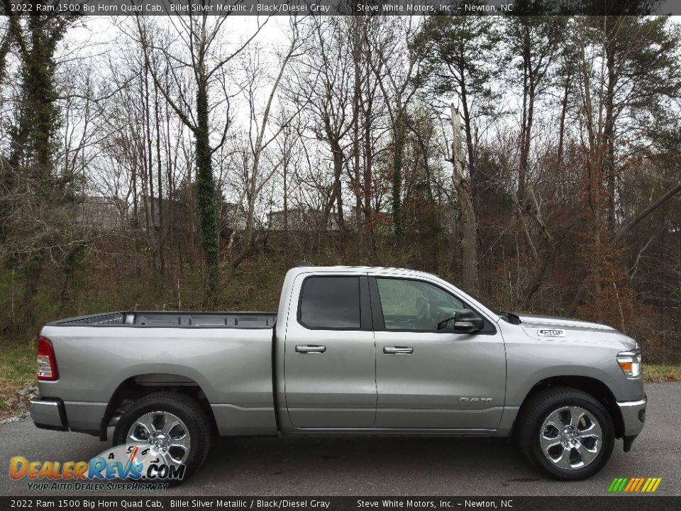 Billet Silver Metallic 2022 Ram 1500 Big Horn Quad Cab Photo #5