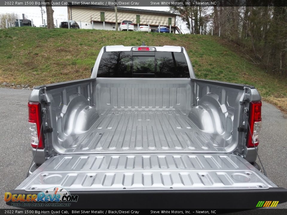 2022 Ram 1500 Big Horn Quad Cab Billet Silver Metallic / Black/Diesel Gray Photo #8