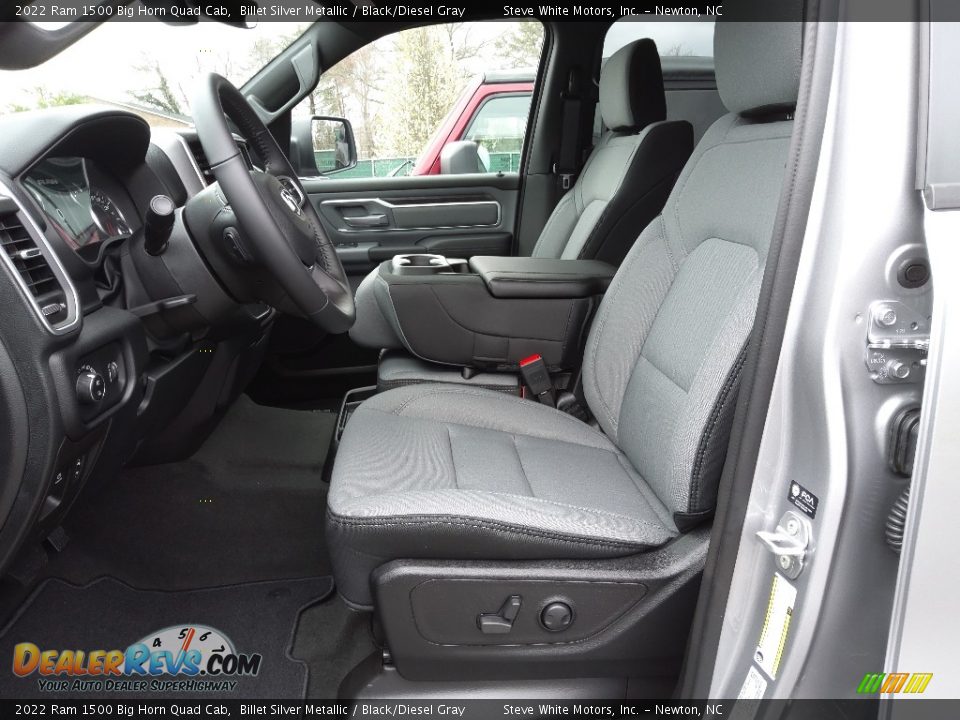 Front Seat of 2022 Ram 1500 Big Horn Quad Cab Photo #11