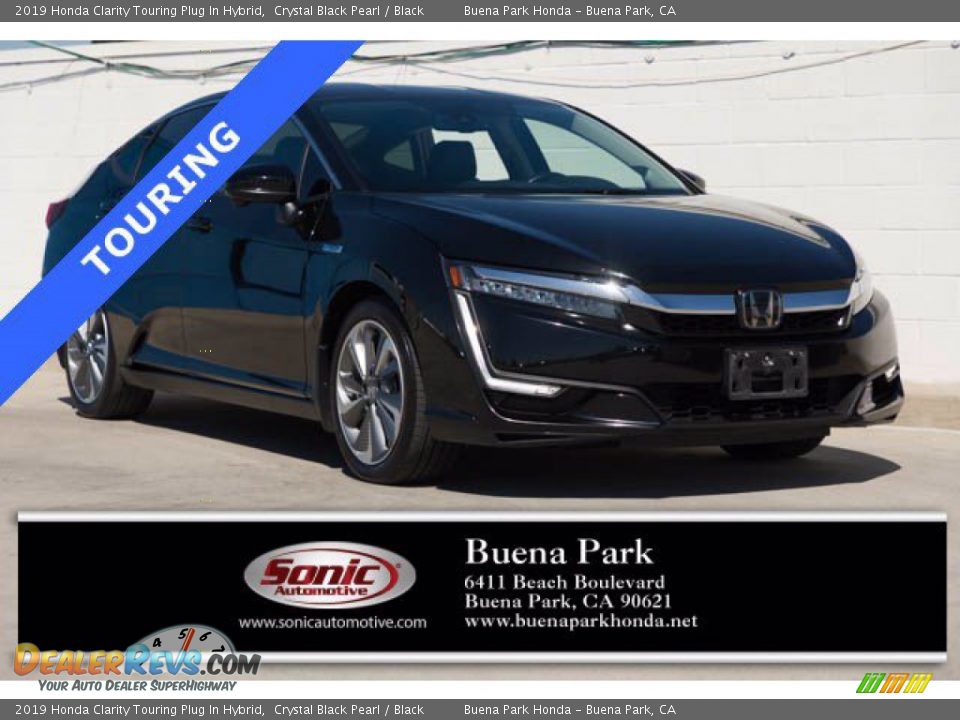 2019 Honda Clarity Touring Plug In Hybrid Crystal Black Pearl / Black Photo #1