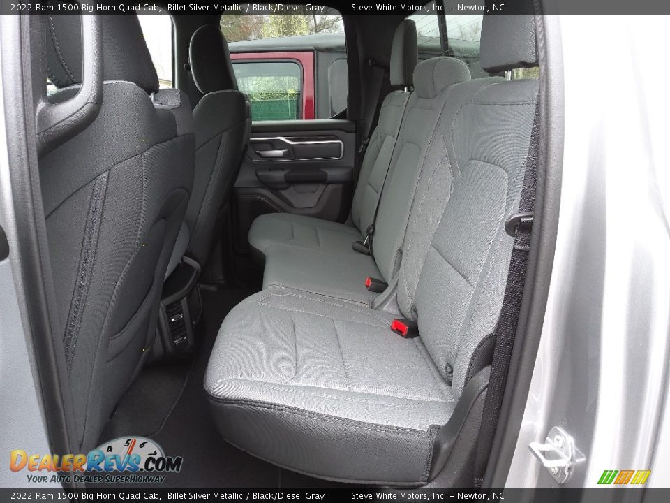 Rear Seat of 2022 Ram 1500 Big Horn Quad Cab Photo #14