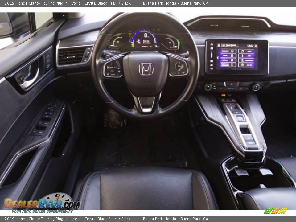 2019 Honda Clarity Touring Plug In Hybrid Crystal Black Pearl / Black Photo #5