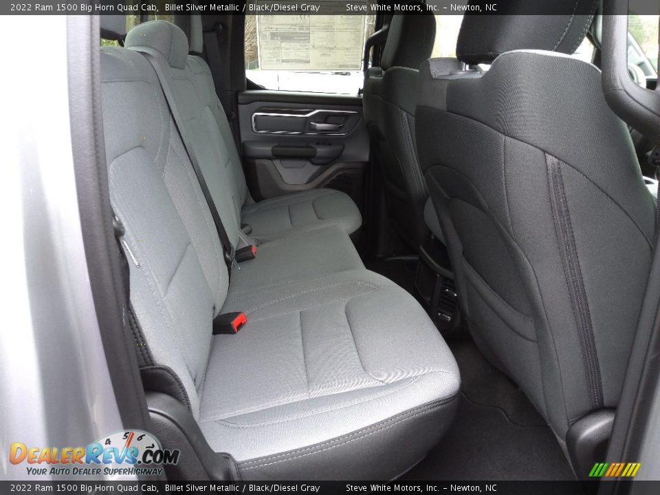 Rear Seat of 2022 Ram 1500 Big Horn Quad Cab Photo #16