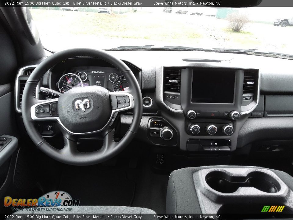 Dashboard of 2022 Ram 1500 Big Horn Quad Cab Photo #18