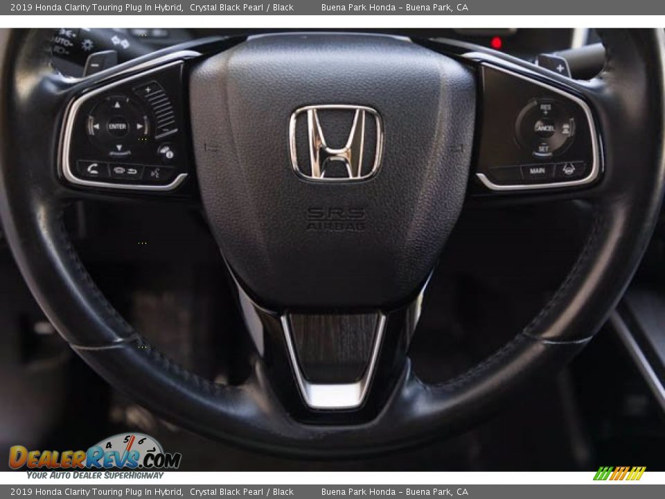 2019 Honda Clarity Touring Plug In Hybrid Crystal Black Pearl / Black Photo #11
