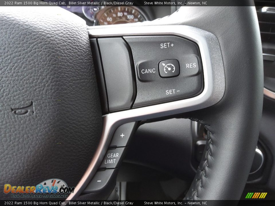 2022 Ram 1500 Big Horn Quad Cab Steering Wheel Photo #20