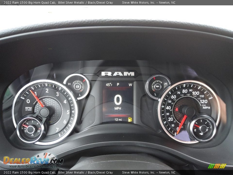 2022 Ram 1500 Big Horn Quad Cab Gauges Photo #21