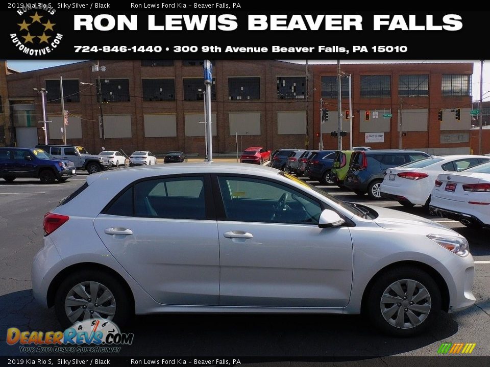2019 Kia Rio S Silky Silver / Black Photo #1