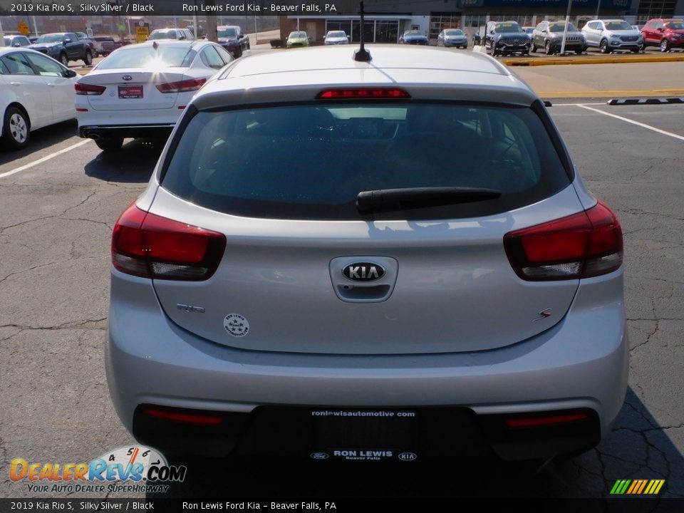 2019 Kia Rio S Silky Silver / Black Photo #3