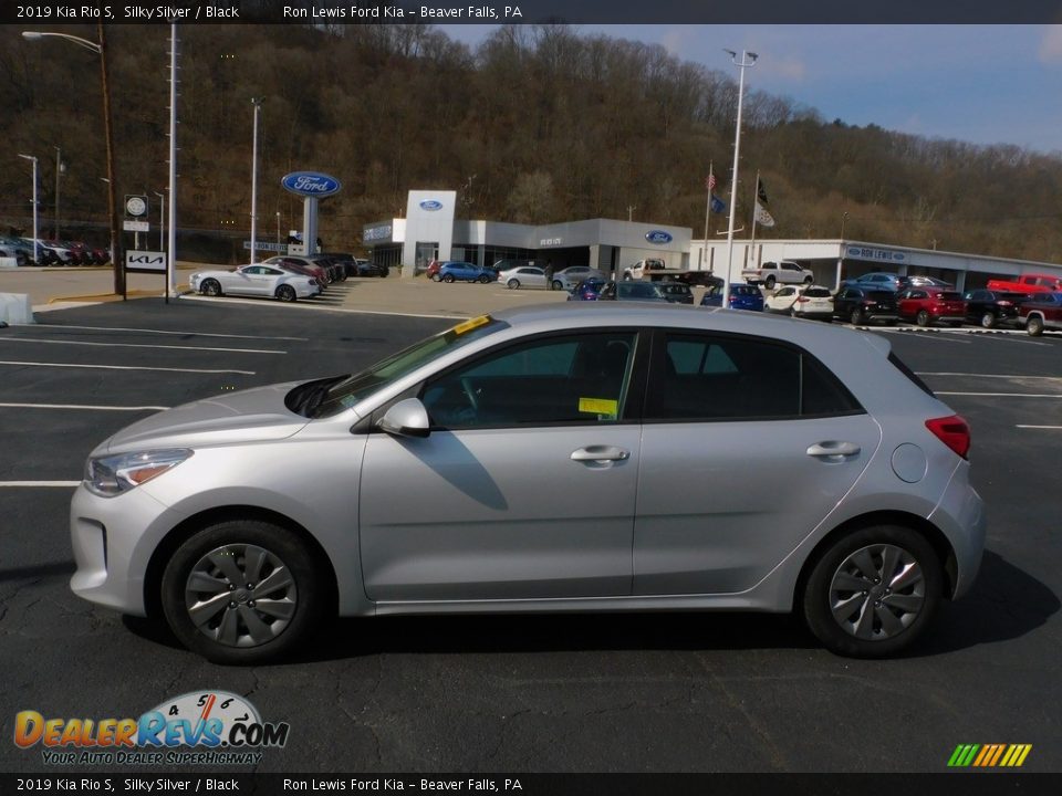 2019 Kia Rio S Silky Silver / Black Photo #6