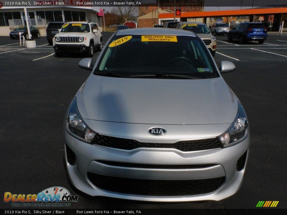 2019 Kia Rio S Silky Silver / Black Photo #8