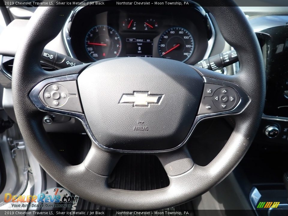 2019 Chevrolet Traverse LS Silver Ice Metallic / Jet Black Photo #25