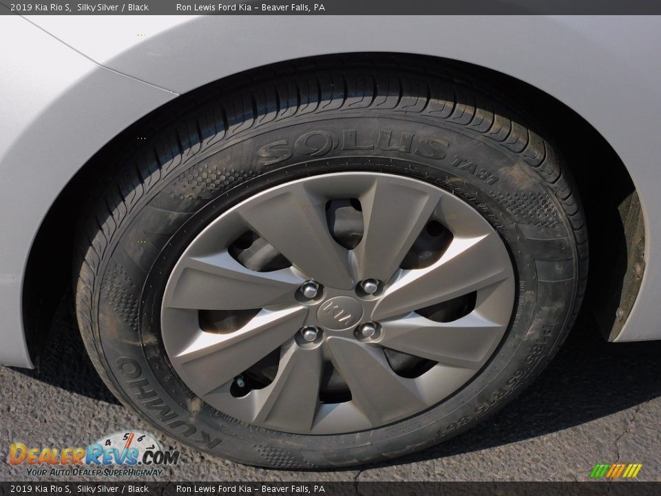 2019 Kia Rio S Silky Silver / Black Photo #10