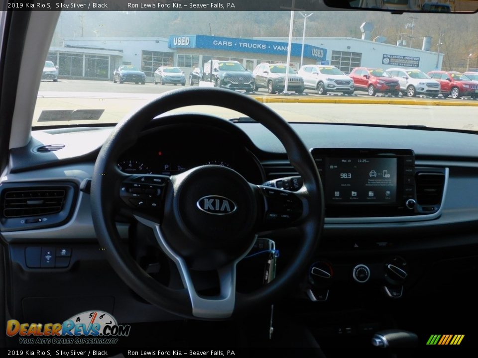2019 Kia Rio S Silky Silver / Black Photo #13