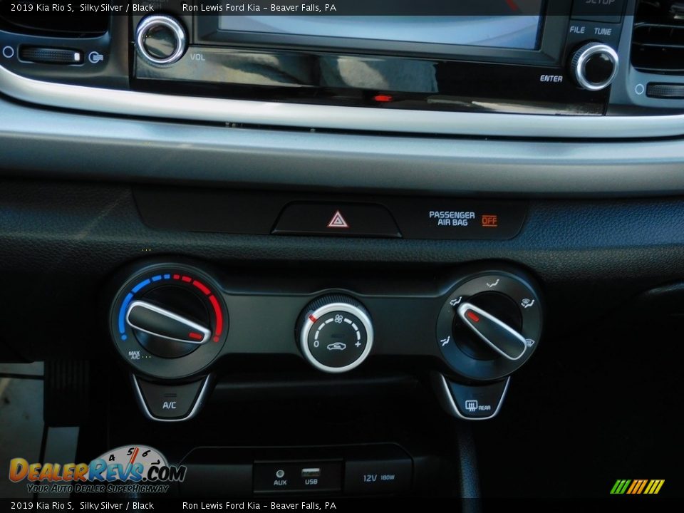 2019 Kia Rio S Silky Silver / Black Photo #17
