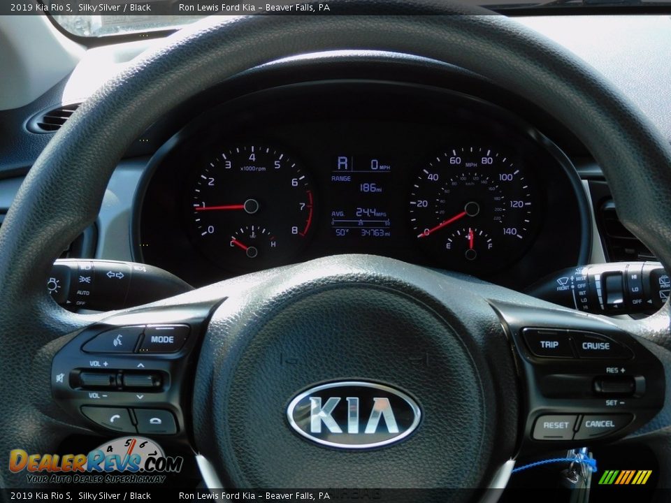 2019 Kia Rio S Silky Silver / Black Photo #20