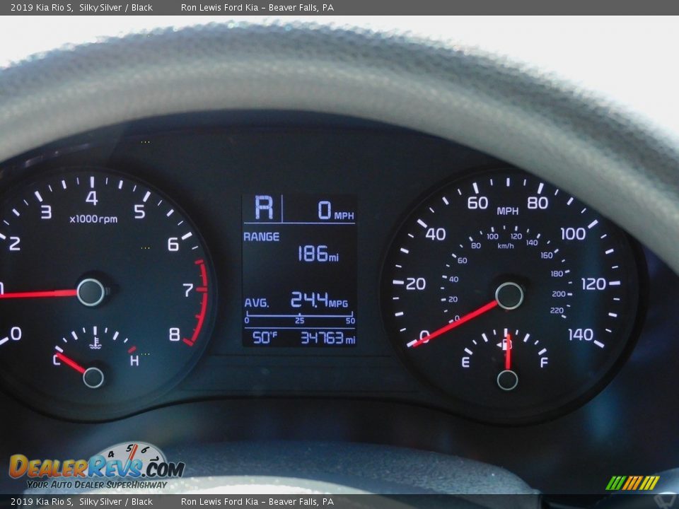 2019 Kia Rio S Silky Silver / Black Photo #21
