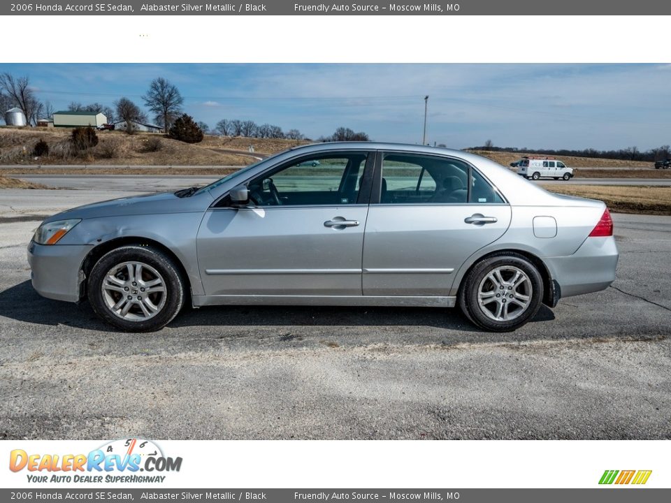 2006 Honda Accord SE Sedan Alabaster Silver Metallic / Black Photo #7