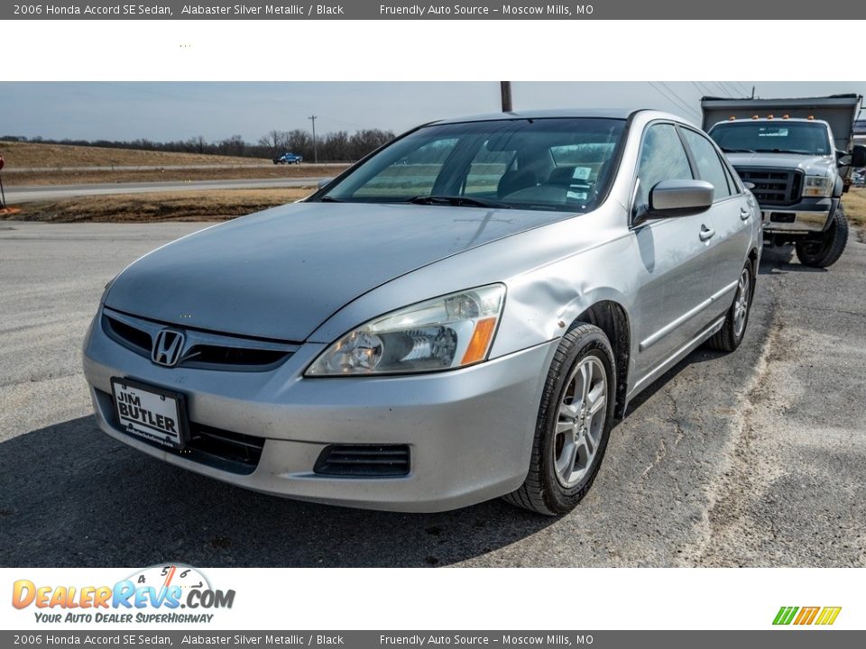 2006 Honda Accord SE Sedan Alabaster Silver Metallic / Black Photo #8