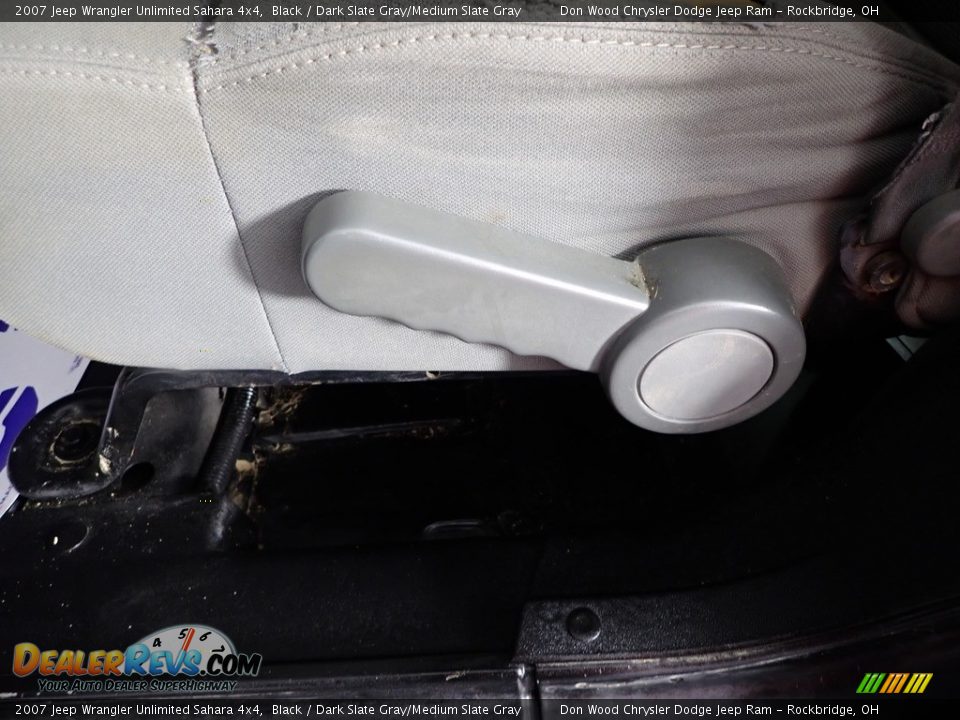 2007 Jeep Wrangler Unlimited Sahara 4x4 Black / Dark Slate Gray/Medium Slate Gray Photo #12
