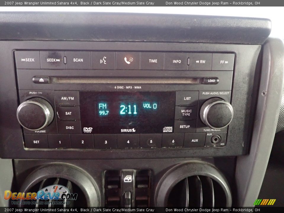2007 Jeep Wrangler Unlimited Sahara 4x4 Black / Dark Slate Gray/Medium Slate Gray Photo #14