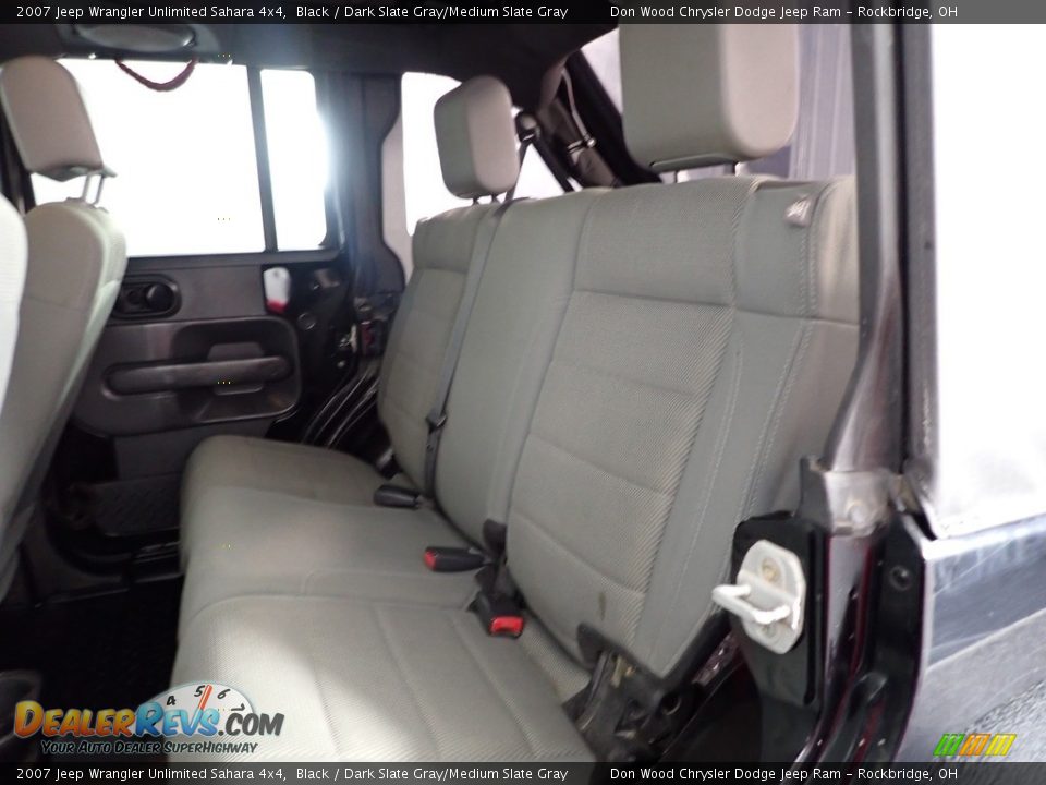 2007 Jeep Wrangler Unlimited Sahara 4x4 Black / Dark Slate Gray/Medium Slate Gray Photo #20