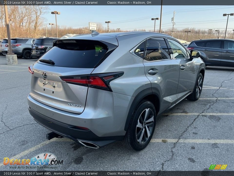 2019 Lexus NX 300 F Sport AWD Atomic Silver / Glazed Caramel Photo #4